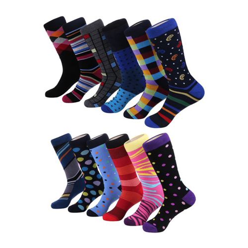 Mio Marino Marino Savvy Sharp 12 Pack Men Socks (Pack 317)