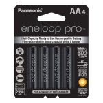 Panasonic Pro AA Ni-MH Pre-Charged Rechargeable Batteries,Pack Of 4
