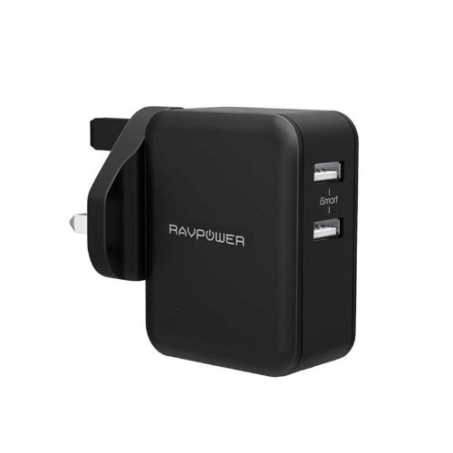 Ravpower 24W USB Dual Port Quick Charge 3.0 Wall Charger