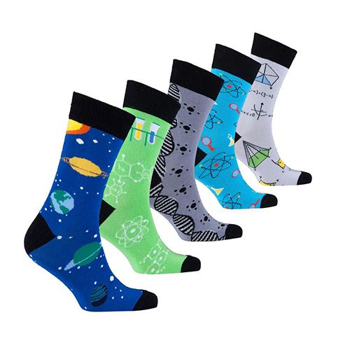 Socks n socks Men’s 5-pair Luxury Colorful Dress Socks - (Set 33)