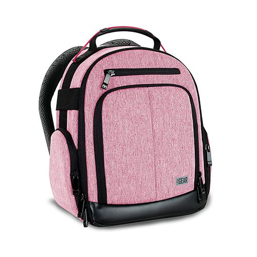 USA Gear Portable Camera Backpack For DSLR (Pink)
