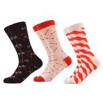 Wecibor Men's Dress Cool Colorful Fancy Novelty Funny Cotton Crew Socks -3 Pairs